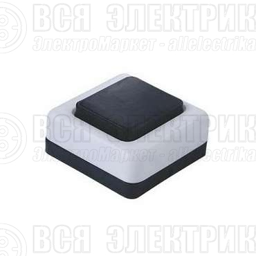 Кнопка звонка бел. корп. черн. кнопка БЕЛТИЗ А1-0.4-001