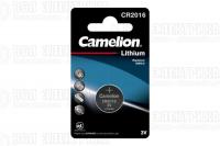 Элемент питания литиевый CR2016 BL-1 (блист.1шт) Camelion 3068