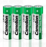Элемент питания солевой AA/R6 1.5В R6P-SP4G SR-4 (уп.4шт) Camelion 1660