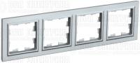 Рамка 4-м BRITE РУ-4-БрА алюм. IEK BR-M42-K47