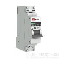 Выключатель автоматический модульный 1п C 16А 6кА ВА 47-63 PROxima EKF mcb4763-6-1-16C-pro