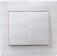 Выключатель 1-кл. СП Кварта 10А IP20 ВС10-1-0-КБ бел. IEK EVK10-K01-10-DM