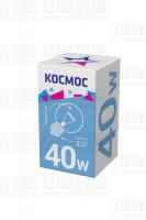Лампа накаливания Шар 40Вт E27 прозр. Космос LKsmSSpCL40E27v2