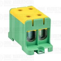 Клемма силовая вводная двойн. КСВ 16-95кв.мм желт./зел. EKF plc-kvs2-16-95-y-green