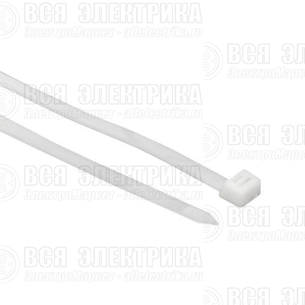 Хомут кабельный 7.2х350 нейл. бел. (уп.100шт) EKF plc-c-7.2x350