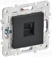 Розетка компьютерная RJ45 кат.5E SKANDY SK-K01G графит IEK SK-K10-1-K53