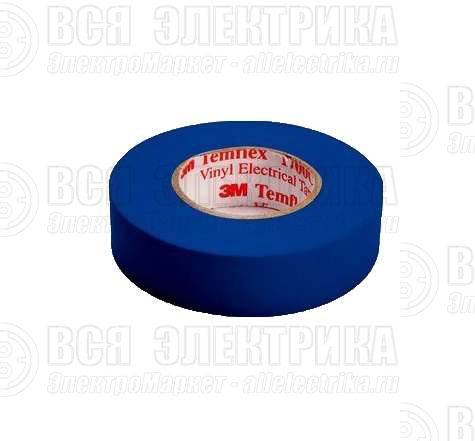 Изолента ПВХ 15мм Temflex 1300 син. (рул.10м)3М 7100081323