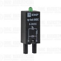 Модуль светодиодный 24 VDC для промежуточных реле RP AVERES EKF rp-led-24DC