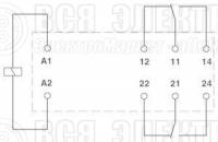 Реле одиночное REL-MR- 24DC/21-21 Phoenix Contact 2961192
