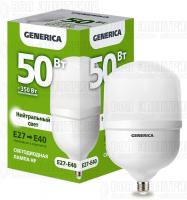 Лампа светодиодная HP 50Вт 4000К E27-E40 230В GENERICA LL-HP-50-230-40-E27-E40-G
