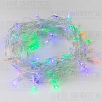 Гирлянда LED ULD-S1000-090/STA MULTI IP20 10м 90 диодов разноцвет. свет провод прозр. Uniel UL-00007179