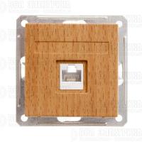 Розетка компьютерная СП W59 RJ45 кат.5E механизм бук SchE RSI-152K5E-8-86
