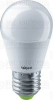Лампа светодиодная 61 336 NLL-G45-8.5-230-2.7K-E27 8.5Вт шар матовая 2700К тепл. бел. E27 640лм 176-264В Navigator 61336