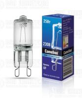 Лампа галогенная 25Вт капсула G9 3000К 240В прозр. Camelion 5845