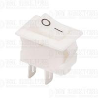 Выключатель клавишный 250В 3А (2с) ON-OFF бел. Micro (RWB-101) Rexant 36-2012