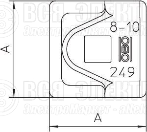 Соединитель для быстр. монтажа Rd8-10 249 8-10 ST-OT FT OBO 5311503