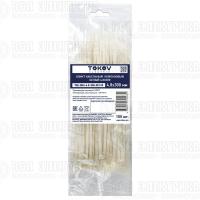 Хомут кабельный нейлоновый бел. 4.8х300 (уп.100шт) TOKOV ELECTRIC TKE-HNS-4.8-300-W/100