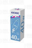 Лампа накаливания Свеча 40Вт E14 прозр. Космос LKsmSCnCL40E14v2