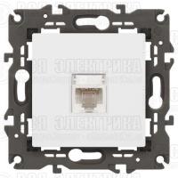 Розетка компьютерная Elegance 14-3107-01М RJ45 матов. бел. Эра Б0065763