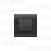 Выключатель 3-кл. NEW3-E 10А черн. CHINT 431506