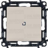 Выключатель 1-кл. СП Valena Life 10А IP20 250В 10AX с подсветкой с лицев. панелью механизм сл. кость Leg 752510