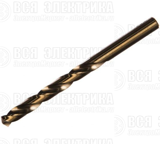Сверло по металлу 10мм P6M5 (блист.1шт) Вихрь 73/10/6/6