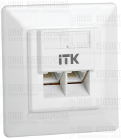 Розетка компьютерная 2-м СП RJ45 кат.6 UTP ITK CS2-1C06U-2-1