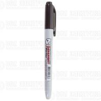 Маркер перманентный "Multi Marker Super Slim" 1мм пулевидный черн. Crown 08-8001