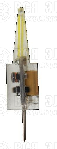 Лампа светодиодная PLED-G4 COB 2.5Вт капсульная 5500К холод. бел. G4 200лм 12В JazzWay 2855770