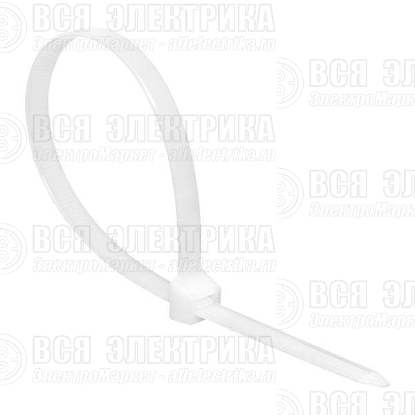 Хомут P6.6 4.6х160 FlexLock стандартный бел. (уп.100шт) PROxima EKF plc-fl-ctsw-4.6x160