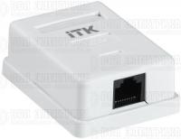 Розетка компьютерная 1-м ОП RJ45 кат.5E UTP бел. ITK CS2-1C5EU-12