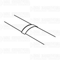 Накладка на стык 92х20 Leg 032803
