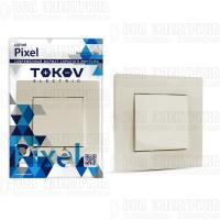 Выключатель 1-кл. СП Pixel 10А IP20 в сборе беж. TOKOV ELECTRIC TKE-PX-V1F-C02