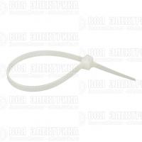 Хомут кабельный 4.8х180 нейл. бел. (уп.100шт) EKF plc-c-4.8x180