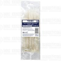 Хомут кабельный нейлоновый бел. 3.6х200 (уп.100шт) TOKOV ELECTRIC TKE-HNS-3.6-200-W/100
