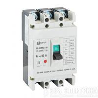 Выключатель автоматический 3п 100/80А 18кА ВА-99МL Basic EKF mccb99-100-80mi