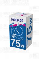 Лампа накаливания 75Вт A50/A55 прозрачная E27 230В КОСМОС LKsmSt55CL75E27v2