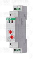 Реле времени PCR-513 8А 230В 1 перекл. IP20 задержка включ. монтаж на DIN-рейке F&F EA02.001.003