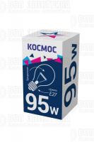 Лампа накаливания 95Вт A50/A55 прозрачная E27 230В КОСМОС LKsmSt55CL95E27v2