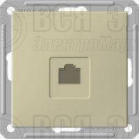 Розетка компьютерная 1-м СП W59 RJ45 кат.5E механизм шампань SE RSI-152K5E-4-86