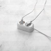 Удлинитель 2 гнезда 3м 3х0.75кв.мм с/з бел. PROCONNECT 13-4203