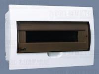 Корпус встраиваемый ЩРВ-П-18 25х40х10 18мод. IP41 пластик. DEKraft 31005DEK