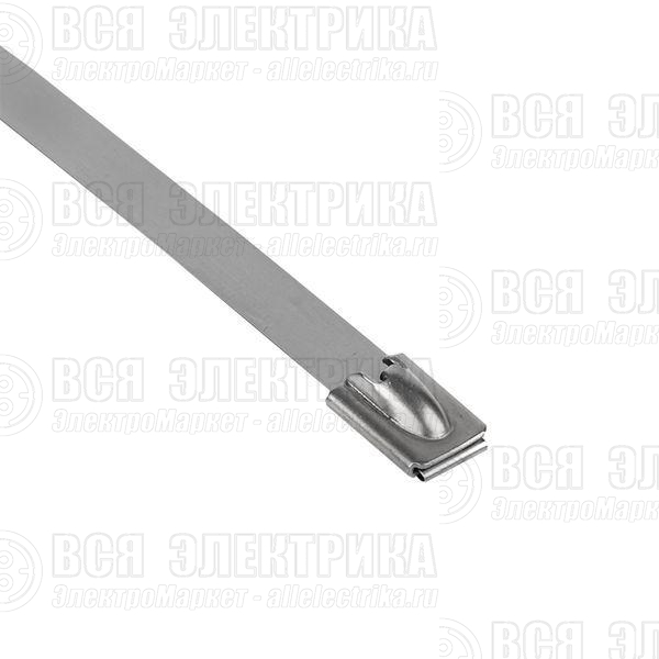 Хомут AISI 304  7.9х360 нерж. сталь FlexLock (уп.10шт) PROxima EKF plc-fl-tss-304-7.9x360-r