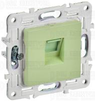 Розетка компьютерная RJ45 кат.6 SKANDY SK-K02G мятный IEK SK-K10-2-K06