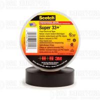 Изолента ПВХ 19мм (рул.20м) Scotch Super 33+ черн. 3М 7000042541