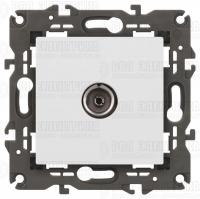 Розетка телевизионная одиночная TV 1мод. Elegance 14-3101-01 IP20 бел. Эра Б0034290