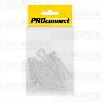 Дюбель-хомут 5-10 для плоского кабеля бел. (уп.10шт) PROCONNECT 07-4611-9