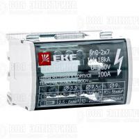 Шина нулевая в корпусе 2х7 EKF sn0-2x7
