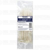 Хомут кабельный нейлоновый бел. 3.6х300 (уп.100шт) TOKOV ELECTRIC TKE-HNS-3.6-300-W/100