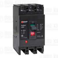 Выключатель автоматический 3п 32А 15кА LS63 ProPact EKF mccb-63-15-3-32-ls